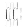 2 Pack Plate Hangers for The Wall, Suitable for 10-14