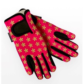 Youth Equestrian Gloves with STAR Design for Girls & Boys Children Gloves All Weather Outdoor Sports Gloves Horse Riding (8-10 Years, Pink)