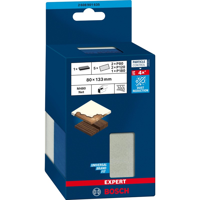 Bosch Accessories Professional 1x Expert Dual Density Sanding Block (for