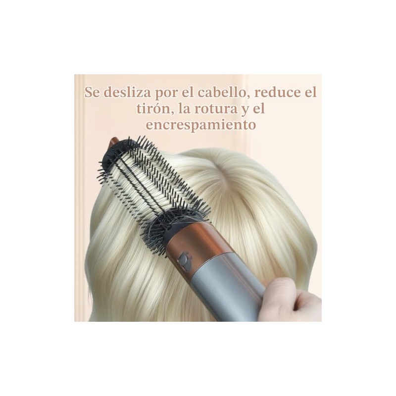 Cepillo Redondo Voluminizador Mejorado Compatible con Dyson Airwrap, Accesorio de