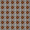 4.2x4.2 9 pcs Blue Seville Talavera Mexican Tile