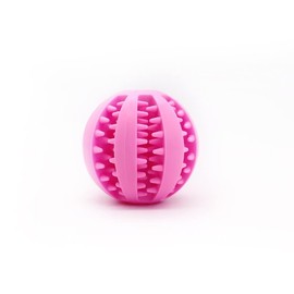 Ultimate Interactive Dog&Cat Ball:Enrichment Puzzle Toy-Best Boredom|Teething Solution Treat Dispensing|Engaging Puppy Teething & DogPuzzle for Smart Dogs|Stimulating Interactive Pet (Pink, 2.4")