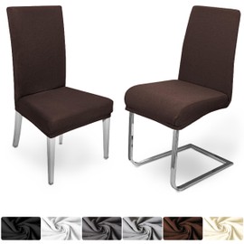 DecoHomeTextil Universal Stretch Plain Chair Cover, Chair Cover, Covers