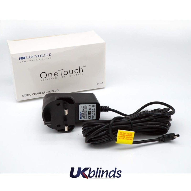 Louvolite Genuine AC/DC OneTouch Motorised Blinds Charger - R1715 (UK