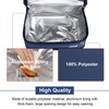 MIER Portable Thermal Insulated Cooler Bag Mini Lunch Bag for