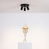 VidaLite Shura - Round 3-Light Black Integrated LED Ceiling Light