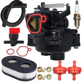LIZAPUS Carburetor Carb Compatible with Briggs & Stratton 140cc 150cc 5.5HP 6.25HP 6.75HP 7.25HP Engine Air Filter kit