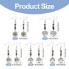 10Pairs Tree of Life Earrings Gemstone Beaded Long Drop Earrings