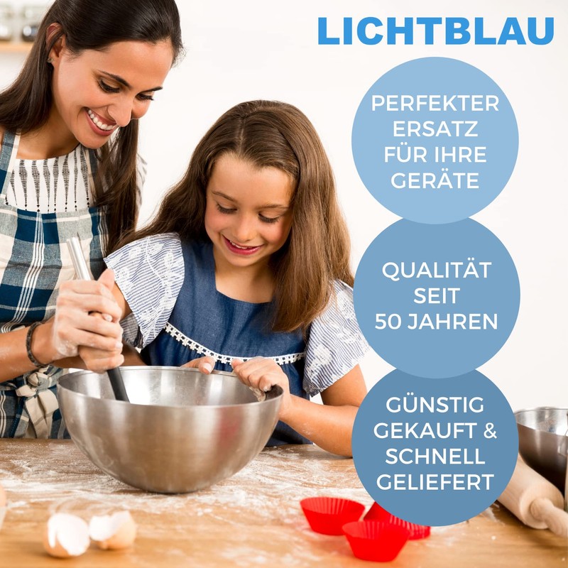 Lichtblau Spatula 2857 with Safety Collar Suitable for Thermomix TM31