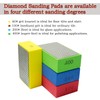Deruilong 4Pack Diamond Hand Polishing Pads for Sanding Ceramics Glass