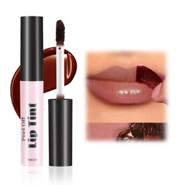 HERBENJOY Lip Stain Peel Off, Lip Stain Long Lasting Waterproof Lip Tint Matte Lipstick, Tattoo Colour Nude Lipstick, Lip Stick for Women Girls (06#, One Size)