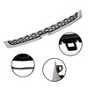 TJHSM 3Pcs Front Bumper Grille Black with Chrome Trim Set