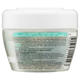 Garnier Moisturising Botanical Care Gel 3-in-1 Day / Night Care and Mask with Organic Aloe Vera, Intensive Moisturising, Pack of 1 (1 x 150 ml)