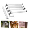 FUNOMOCYA 1set Heavy Duty Vinyl Siding Hooks with Crowbar No