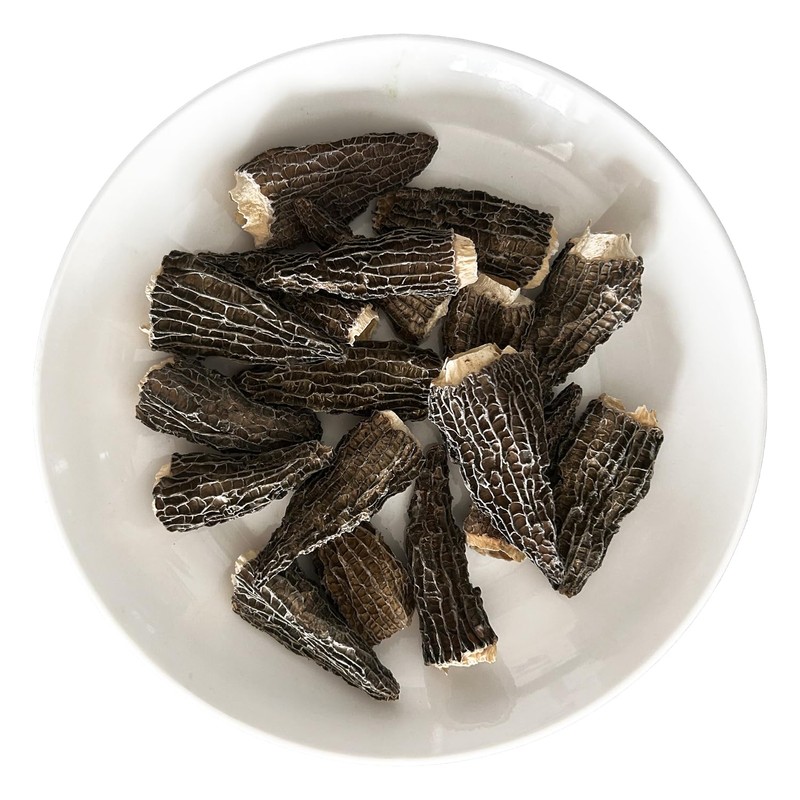 MillynLike Dried Morel Mushrooms Trimmed Stems & Large Caps (2+