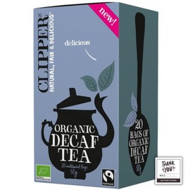 Clipper Assam Blend Decaf Tea 20P Organic Fair Trade Tea 20 P Organic JAS Certified, Fair Trade Certified, Natural Kiosk with Open Date Label