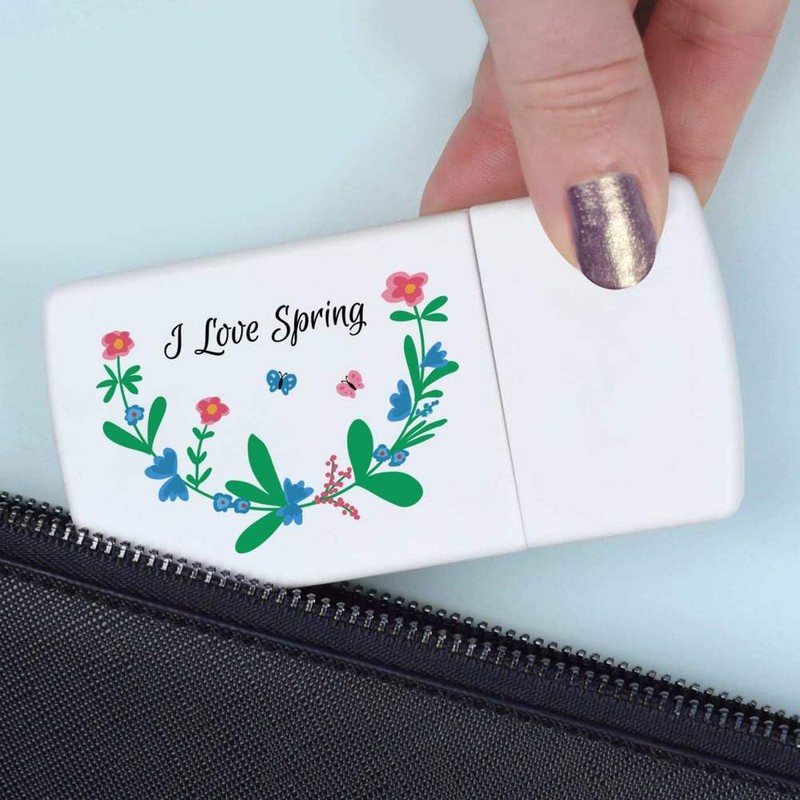'I Love Spring' Pill Box with Tablet Splitter (PI00034130)