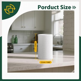 10 Pcs Replacement Filters for Hurran Filtered Kitchen Faucet with Pull Down Sprayer, PP Cotton Filter Cartridge Improve Water Conditions (Filters Only)