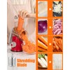 Brigii Rotary Cheese Grater Hand Crank, Cheese Shredder with 3