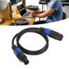 Professional Speaker Cable 3.3ft Long PVC Male Female Quick Twist
