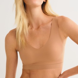 Floatley Cozy Bra Comfort Wirefree Full Coverage Seamless Bra with Embedded Pad for Women Size XL