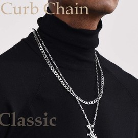 Men & Women Accessories Necklace Stainless Steel Franco Chain Men & Women 22 inch Choker 6mm