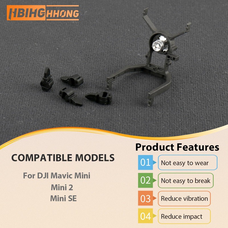 Replacement for DJI MiNi 2 Gimbal Camera Shock Absorber Bracket