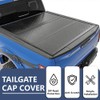PIT66 Step Side Tailgate Moulding Protector, Compatible with Ford F150