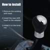 X AUTOHAUX Car 5 Speed Manual Gear Shift Knob Stick