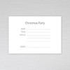 Christmas Party Invitations, Christmas Party Invitation Cards and Envelopes: Starlit