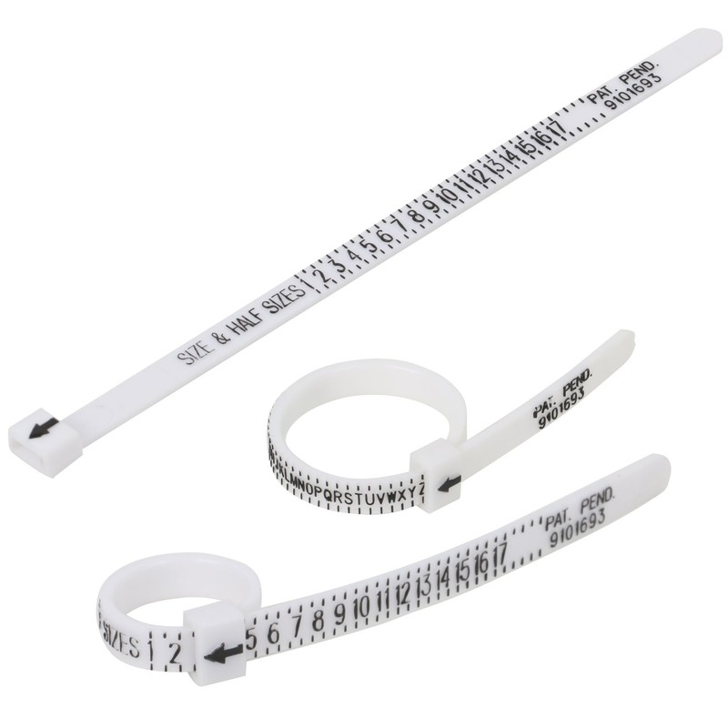 TRIXES Ring Sizer - Adjustable Finger - UK and US