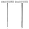 Lurrose Sign Holder Rod: 2pcs Welcome Protest Sign Holder -