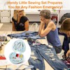 Cobee 2-Piece Mini Sewing Project Set, Portable Travel Sewing Repair