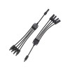 One Pair Solar Panel Adapter Y Branch 1 to 4
