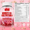 ZEGBALP Sugar-Free Womens Multivitamin 50 Plus Gummies with Calcium, Magnesium,