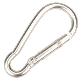 Paracord Planet Aluminum Carabiners – 2” Spring Snap Clip for Keys, Hiking, Camping, and More! (10 Pack, Silver)