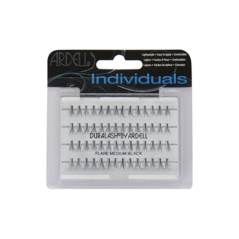 Ardell Duralash Flares, Medium Black, 56 Lashes (Pack of 2)