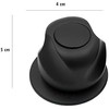 Manerales para Regadera Negro Mate Alfa X1-Q3NEG Juego de 2
