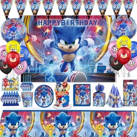 Party Hedge-hog Party Supplies Birthday Party Tableware Set of 10 plates and cups