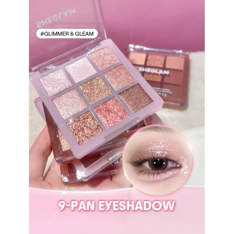 Paleta De Sombras Sheglam 9 Tonos Glimmergleams