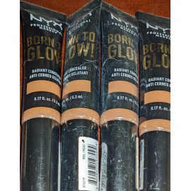 NYX 4 Pack NYX Professional Makeup Born To Radiant Glow Concealer Mocha Sealed