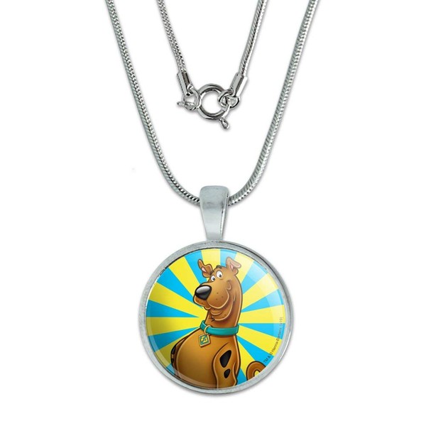GRAPHICS & MORE Scooby-Doo Character 0.75" Pendant with Sterling Silver