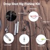 THKFISH Fishing Weights Fishing Sinker Drop Shot Weights Fishing Weights Kit