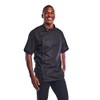 Betty Dain Classic Barber Jacket, Medium/Large, Black, 8 Ounce