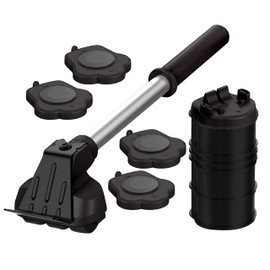 Heavy Duty Furniture Lifter with 4 Sliders for Easy and Safe Moving, Appliance Roller Suitable for Sofas, Couches and Refrigerators, Adjustable Height