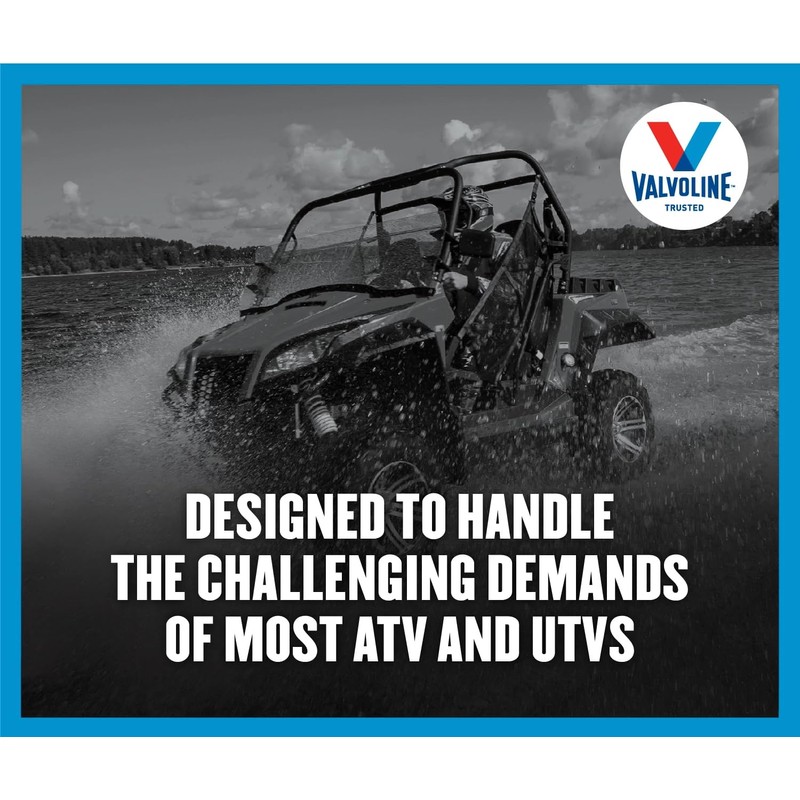 Valvoline 4-Stroke ATV/UTV SAE 10W-40 Motor Oil 1 QT, Case