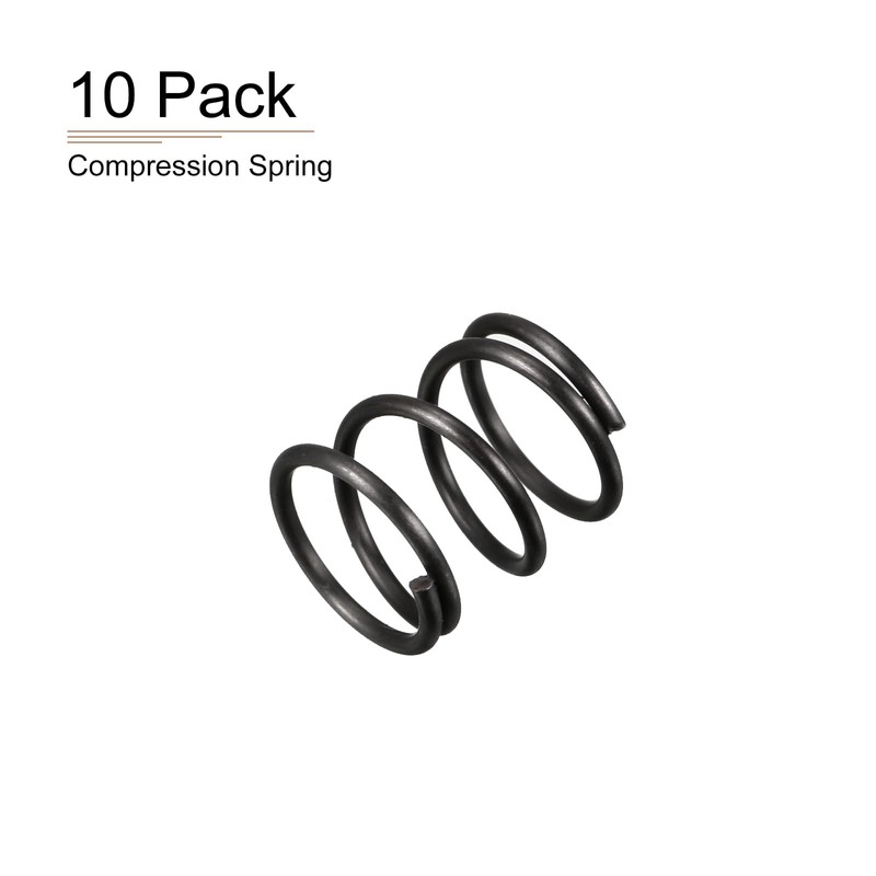 DTGN 1.2x13x15mm(DxODxL) Compression Spring - 10Pack - Good for Machinery