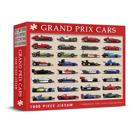 Through The Ages Grand Prix Cars Collection 1000 Piece Puzzle Jigsaw