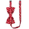 Retreez Men Woven Pre-tied Bow Tie Christmas Santa 13 cm