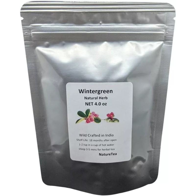 Nature Tea Wintergreen Leaf - Dried Gaultheria procumbens Leaf C/S